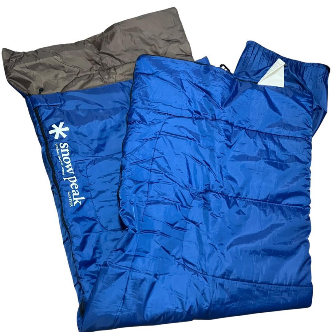 希少 絶版  peak スノーピーク 封筒型 寝袋 シュラフ　３個セット