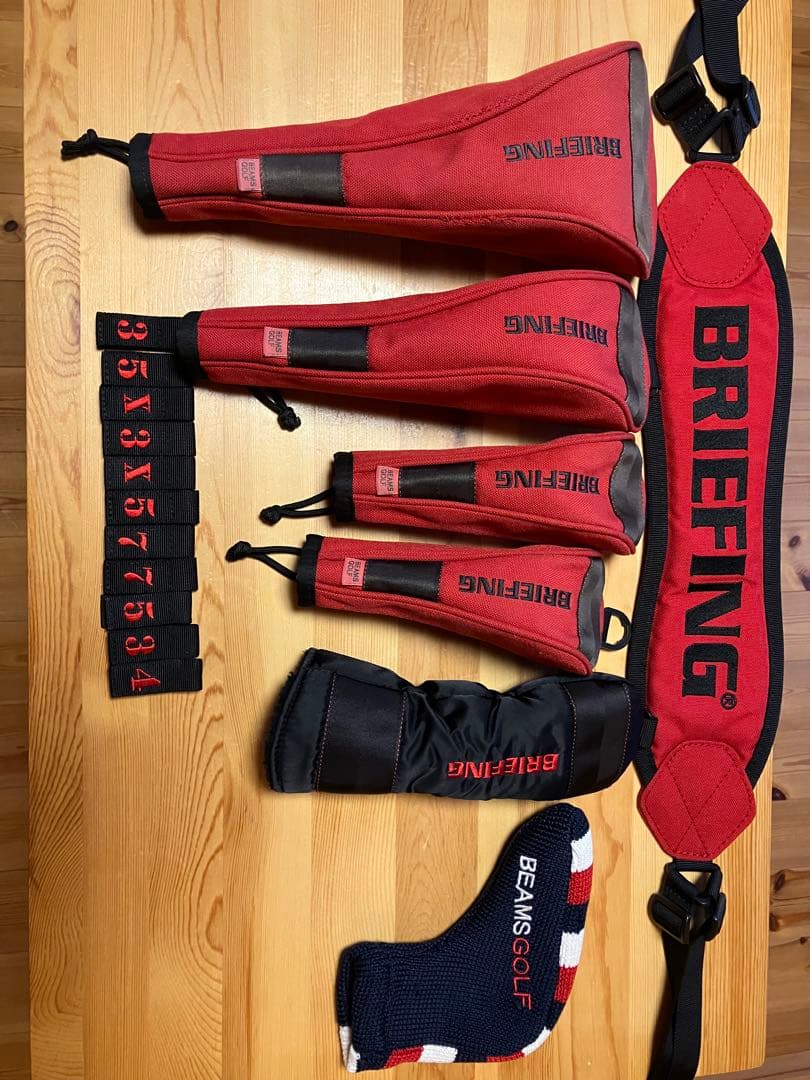 BRIEFING キャディバッグ レッド