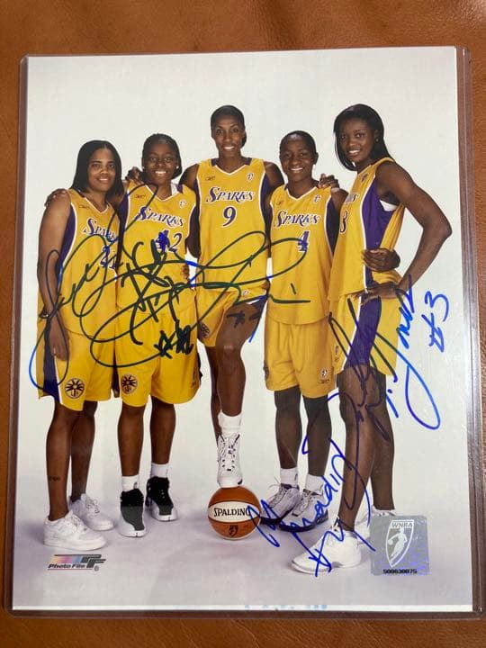 WNBA Los Angeles Sparks サイン入り写真