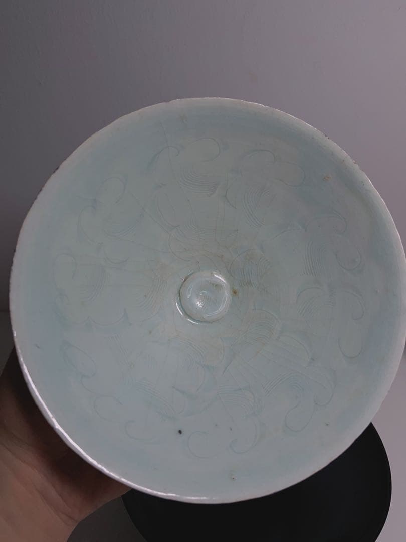 宋時代　青磁　陶磁　中国茶道具　上品　美術品　中国茶碗