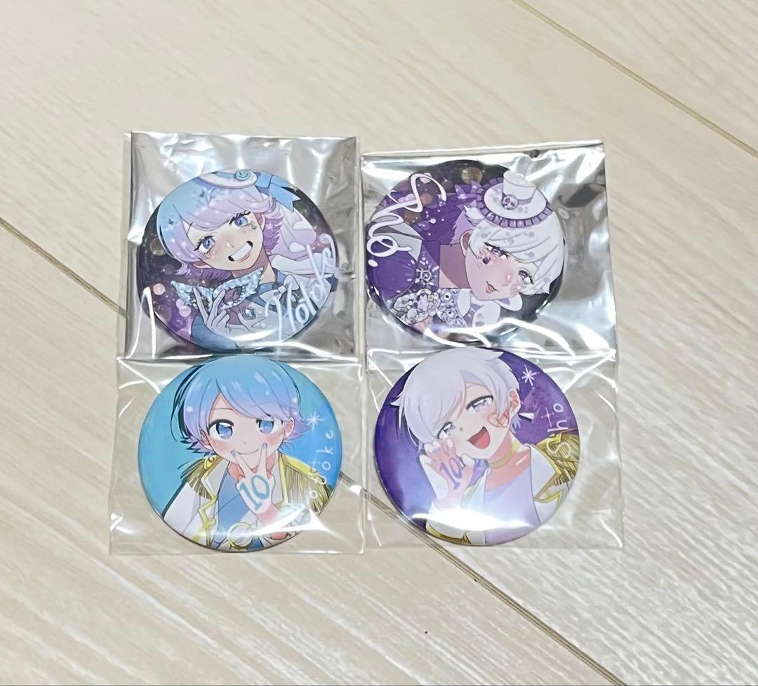 いれいす -hotoke- 初兎 缶バッチ 怪盗スマイリー 十万人