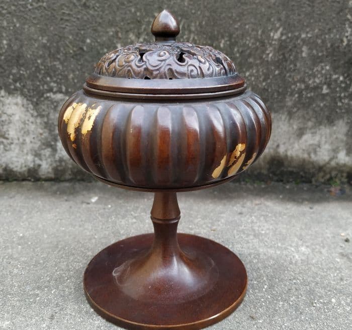 銅器 香炉 鎏金薫香炉 香道具 茶道具 装飾品 工芸品 置物