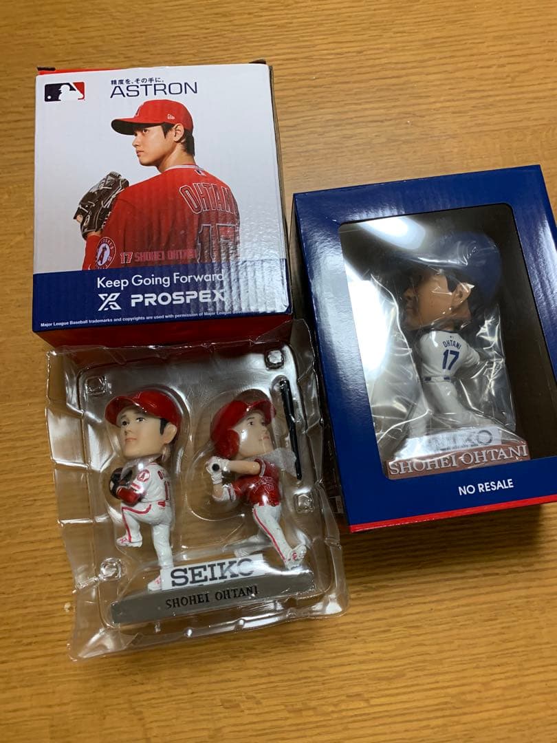 大谷翔平　SEIKO アストロン ボブルヘッドフィギュア２点セット非売品　新品
