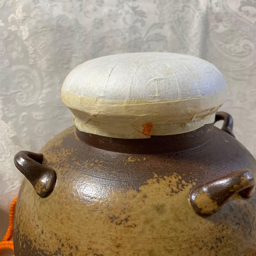 飾壺　茶道具　備前焼　陶峰作　裏千家