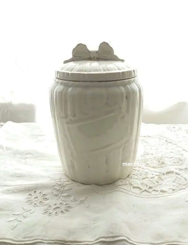 アンティーク リボンキャニスターセット