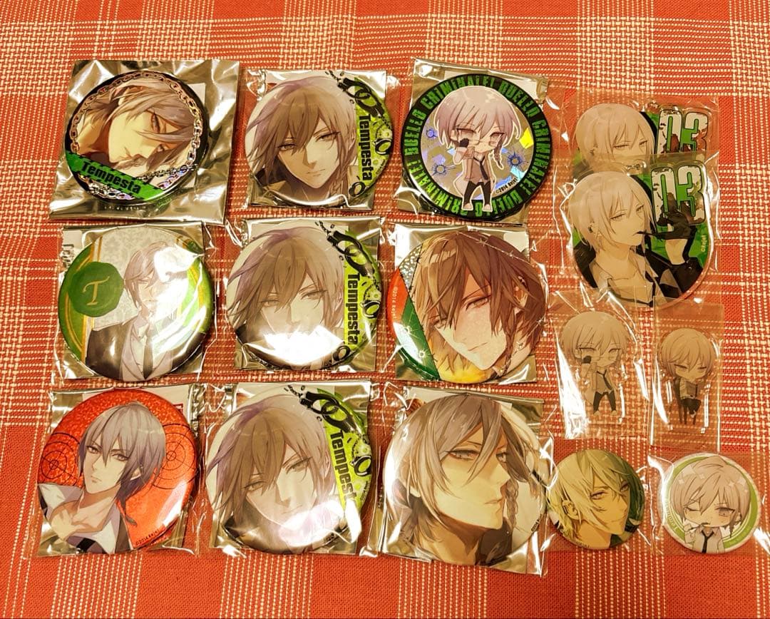 クリミナーレ！ テンペスタ 缶バッジ ホロ レア セット
