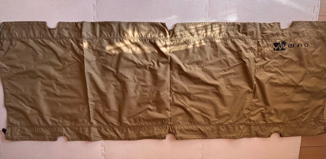 WAQ コット　2WAY フォールディングコット　タン