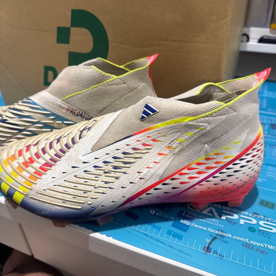 アディダス　プレデターエッジ　中古24.5cm ワールドカップカラー