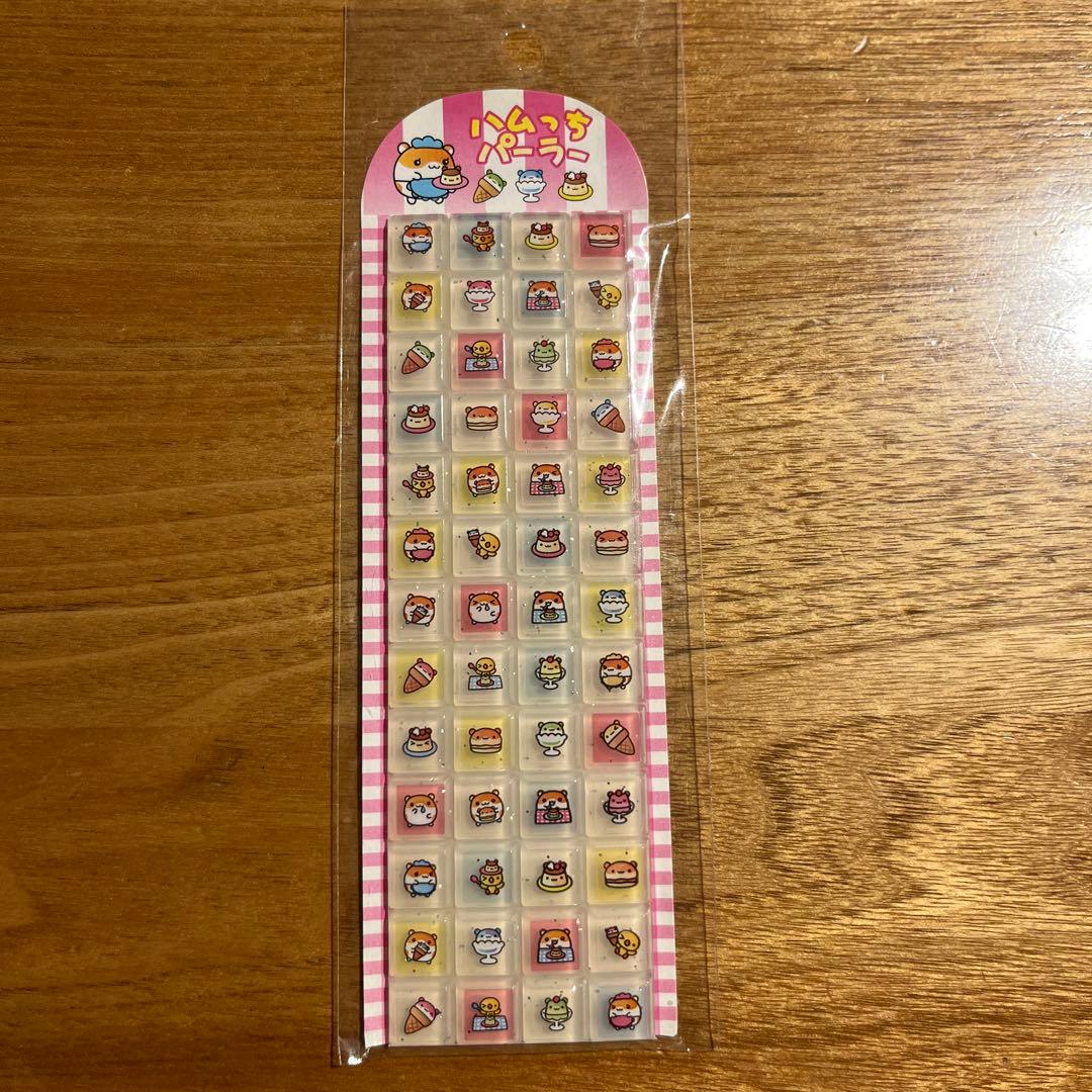 平成レトロ　ハムっちパーラー　タイルシール　ハムスター