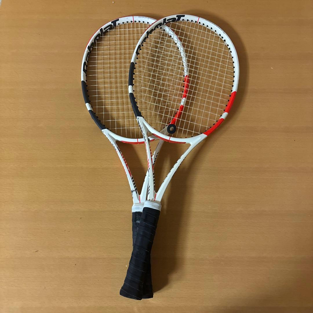 【中古】バボラ　PURE STRIKE 100 ラケット 2本
