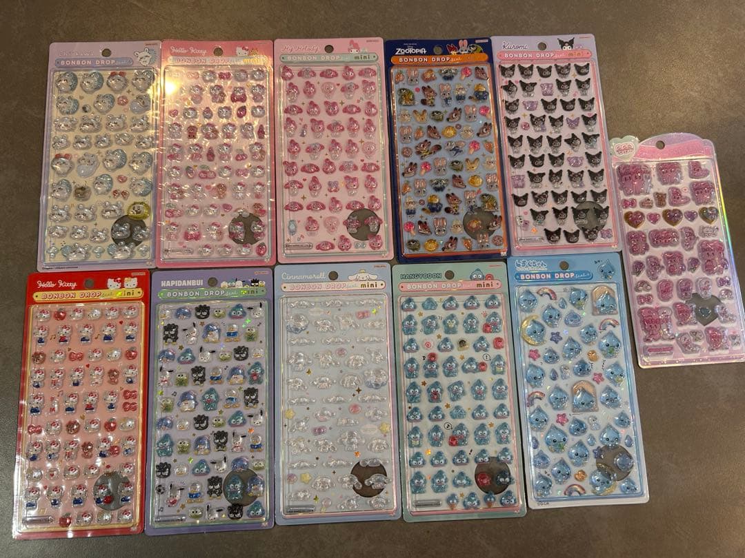 ボンボンドロップシール、うるちゅる　セット