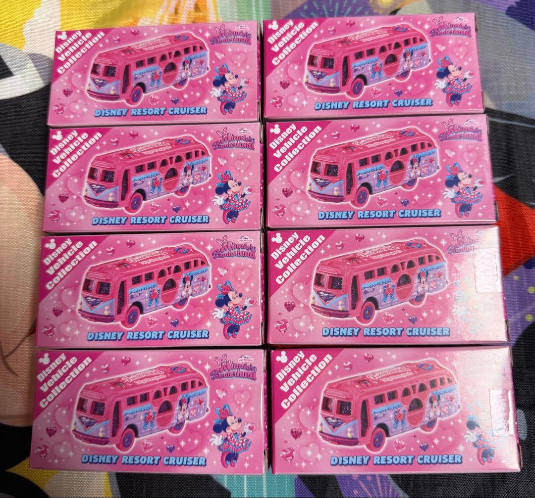 ディズニー　ミニー　ファンダーランド　トミカ　８台