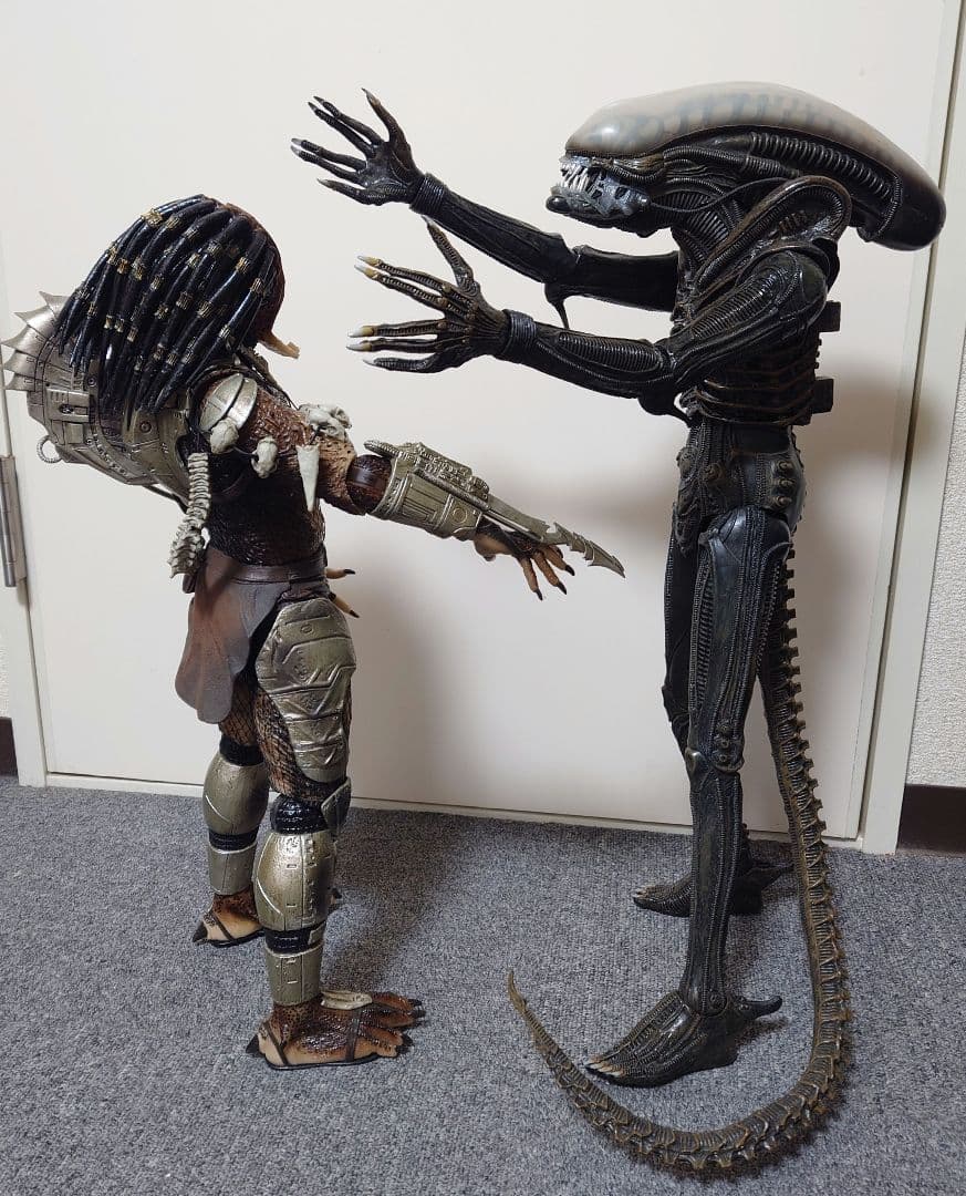 【ジャンク品】1/4 エイリアンVS プレデター フィギュアセット