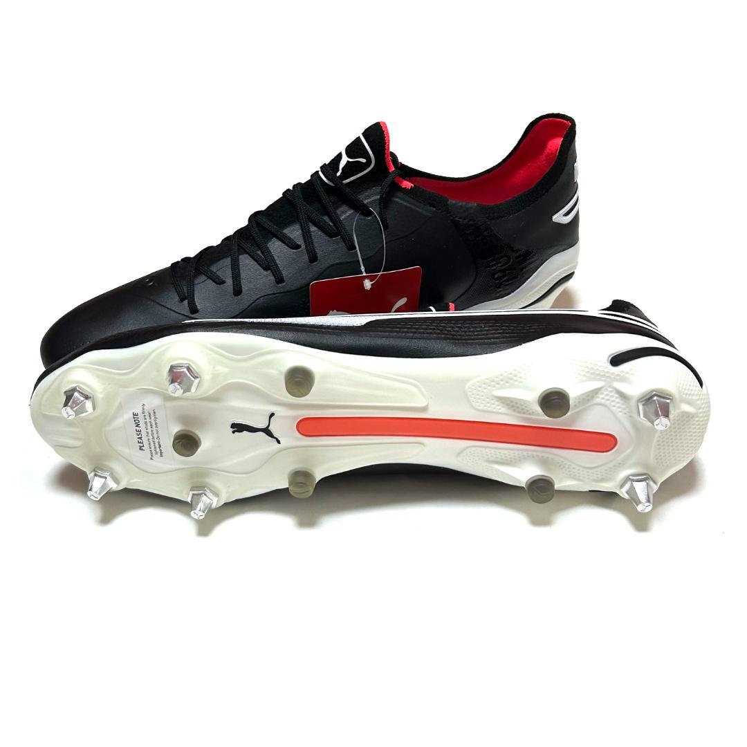 新品　30.5cm　プーマキング アルティメット MXSG サッカー　ブラック