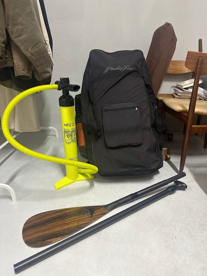 最終価格　sup ピークス5 AOLANI カーボン　パドル 　2点セット