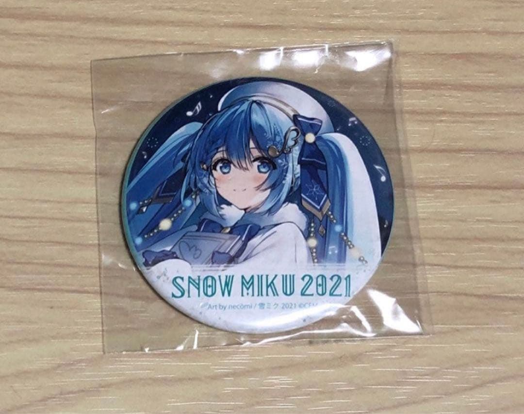 初音ミク 雪ミク  MIKU 2021 缶バッジ