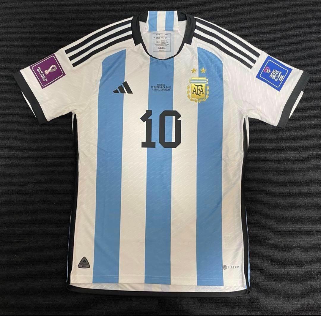 正規品　メッシ　2022カタールW杯　アルゼンチン　オーセンティックユニフォーム
