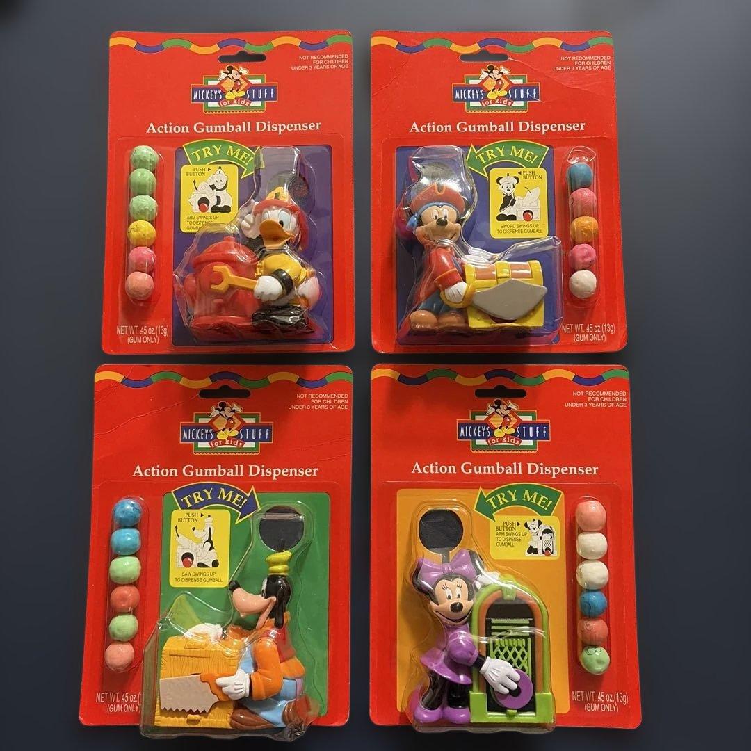 ●1998年　ディズニー　アクションガムボールディスペンサー　ガムボールマシーン