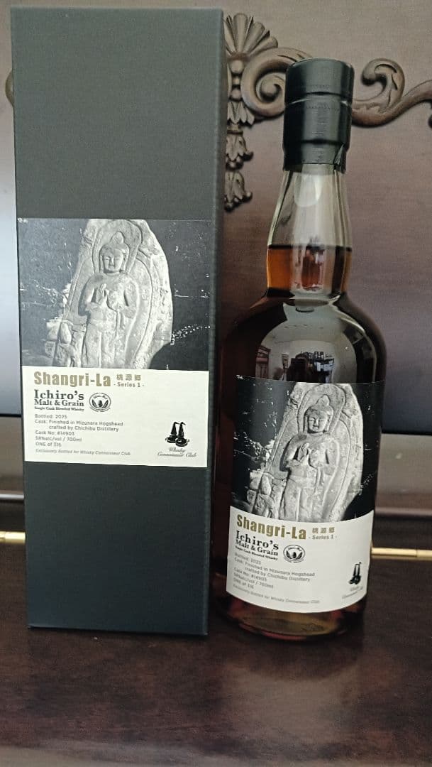 イチローズモルトシングルカスク　Shangri-Laミズナラカスクフィニッシュ