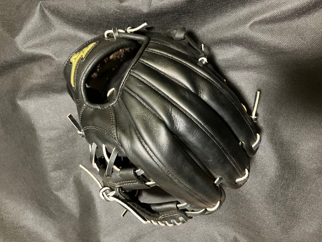 タ*カ様 ミズノプロ 硬式 内野手用 グラブ H14203 黒 高校野球対応 メ