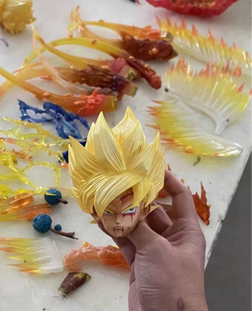 ドラゴンボール 孫悟空 ガレキ ガレージキット スタチューX③⑦⑦