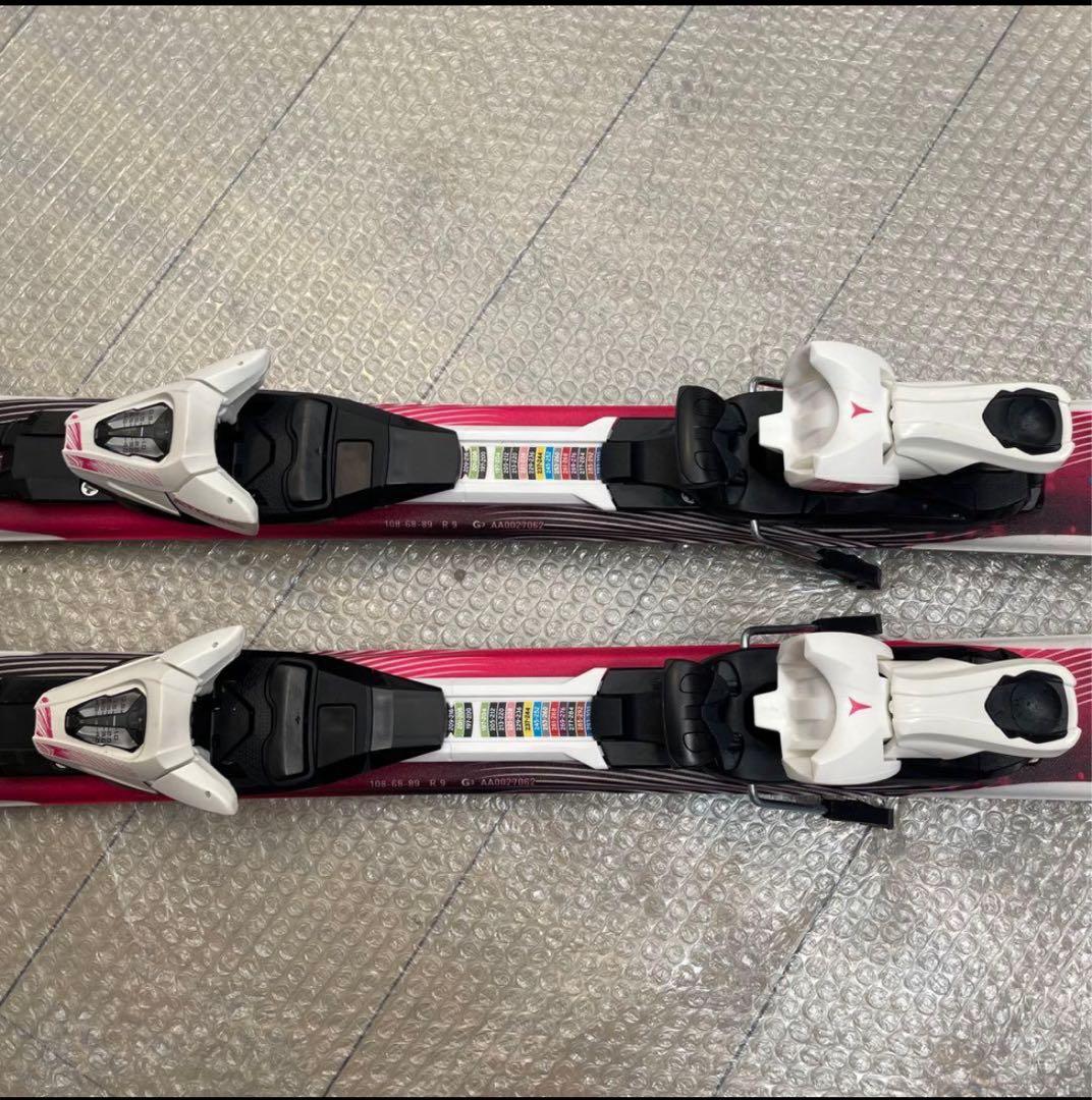 ジュニアスキーセット　ATOMIC 120cm ロシニョール　24-24.5cm
