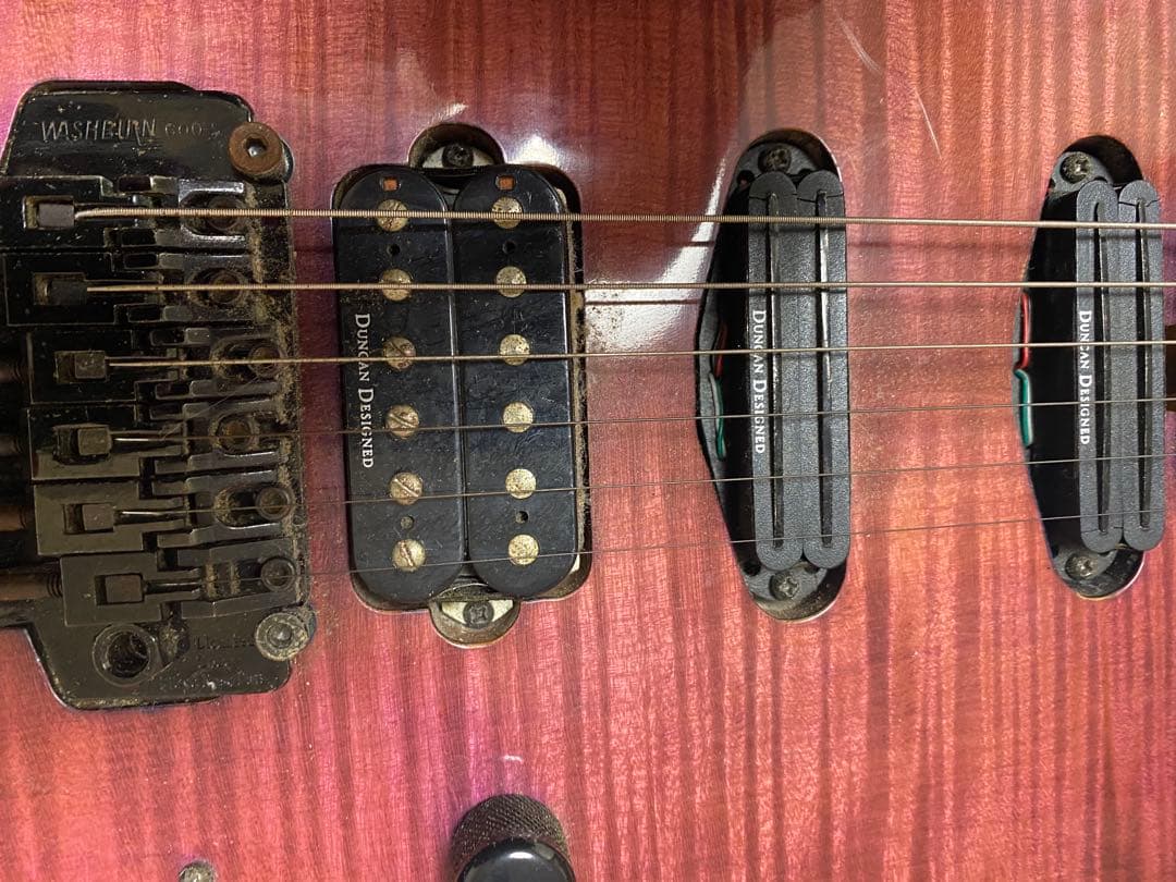 Washburn エレキギター 紫 STEAVE SARAS シグネチャーモデル