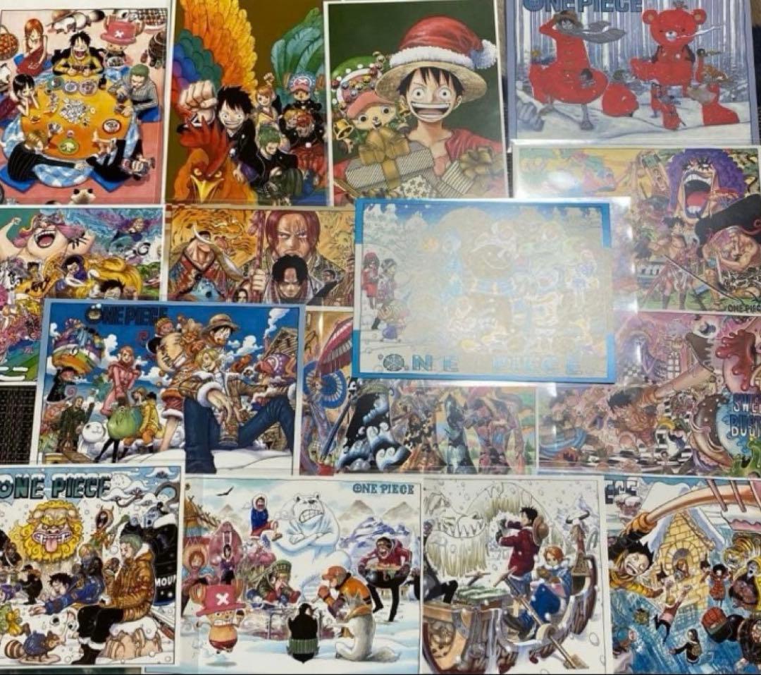 ワンピース ベースショップ ポストカード シーズンズ 全15種コンプセット