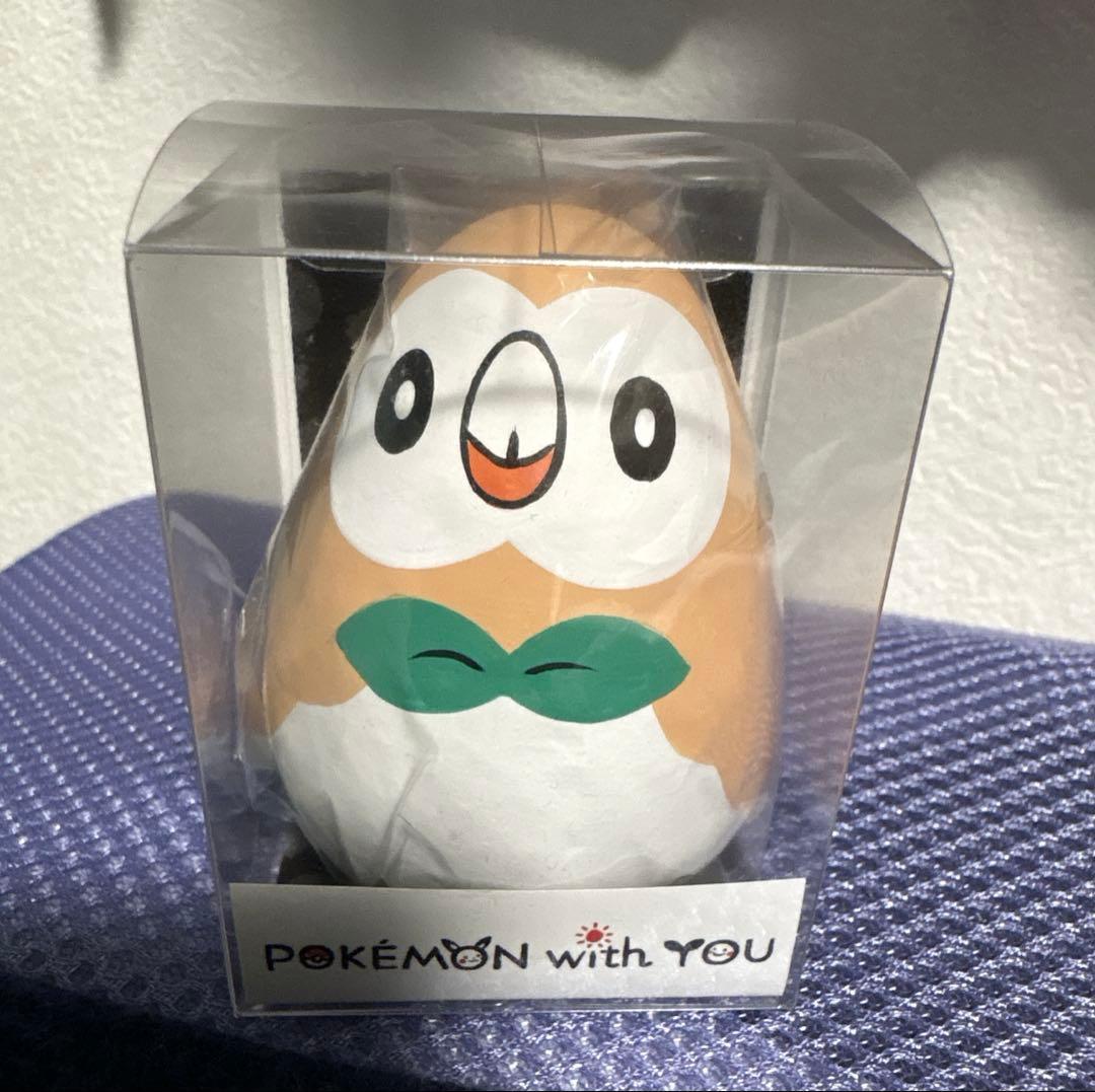 ポケモンセンター限定　モクロー　起き上がり小法師