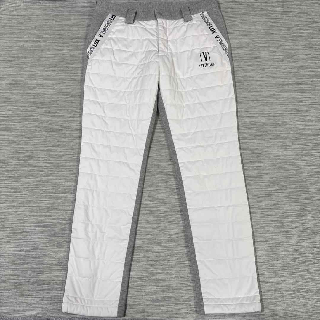美品　V TWELVE 　ダウン入りゴルフパンツ　メンズL