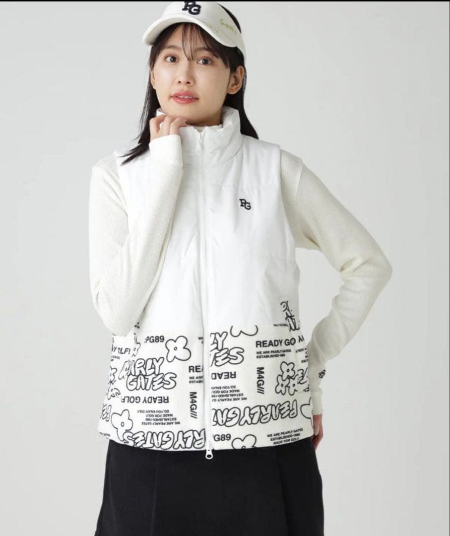 パーリーゲイツ　PG 新品ダウンベスト2025新作　アウター