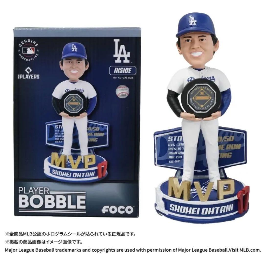 【新品・未開封】FOCO製 大谷翔平 NL MVP 記念ボブルヘッド