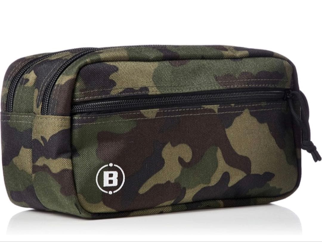 BRIEFING ブリーフィング カモフラージュ ジッパーポーチ