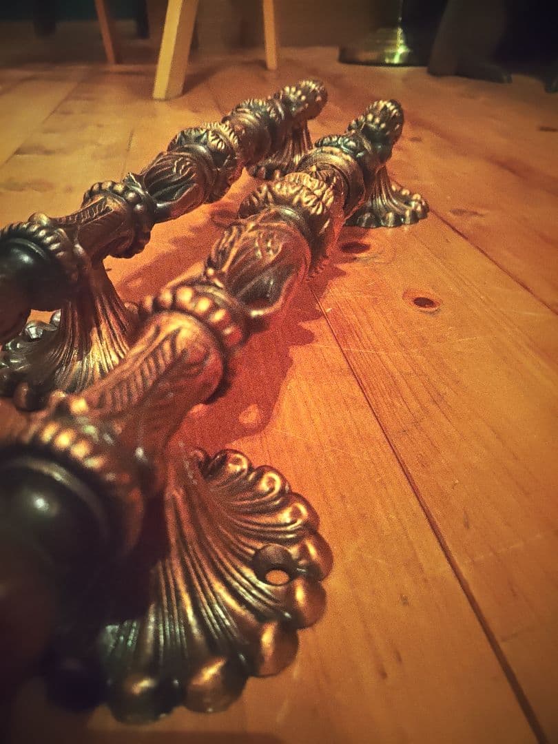 希少　未使用　ドアハンドル　手すり　取っ手　ドアノブ　アンティーク　ヴィンテージ