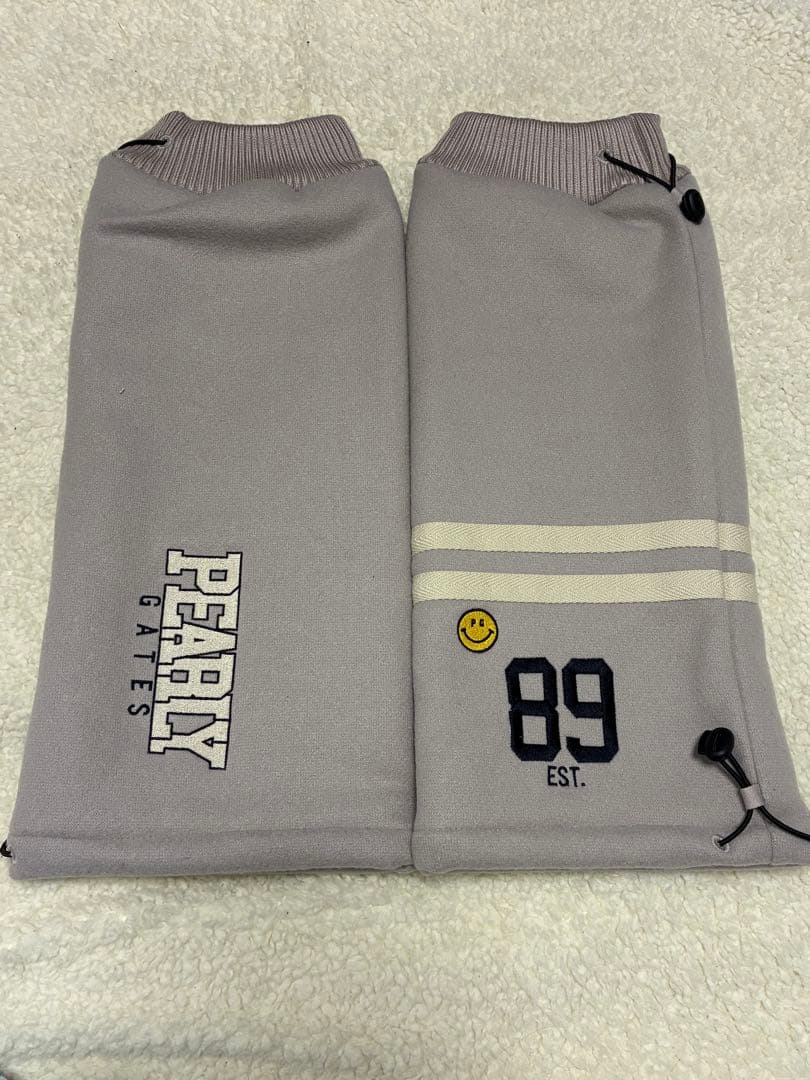 パーリーゲイツ　レッグウォーマー　グレー