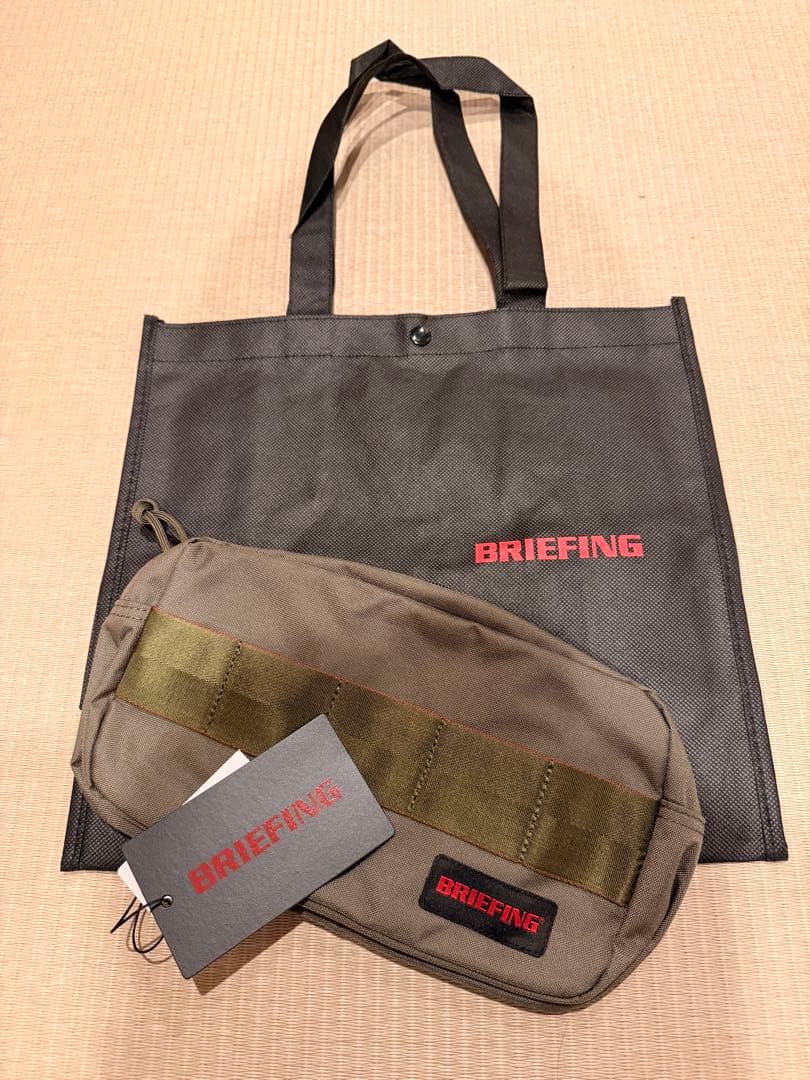 BRIEFING ポーチ＆ショッピングバッグ セット