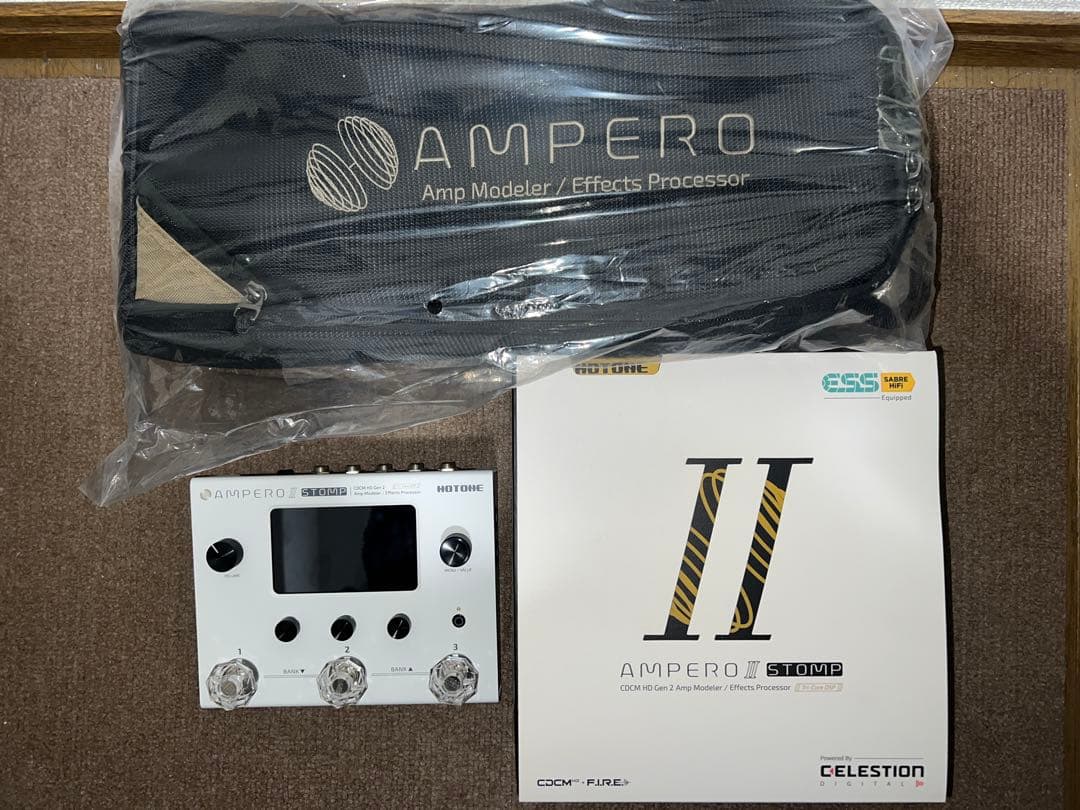 HOTONE AMPERO II STOMP マルチエフェクター ギグバッグ付き