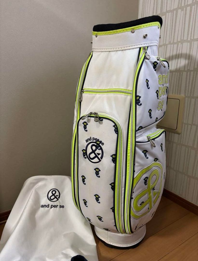 美品 and per se アンパスィ キャディバッグ 9型