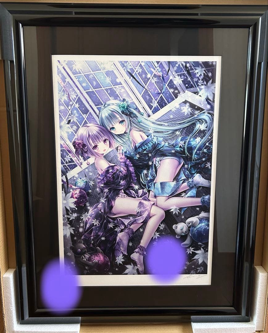 てぃんくるELENA&LUCIA-NERO EDITIONE アールビバン　版画