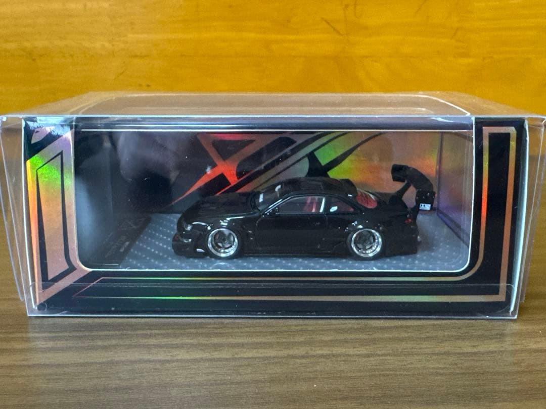 ERROR404 1/64 シルビア S14 黒　CAMBERGANG 499台