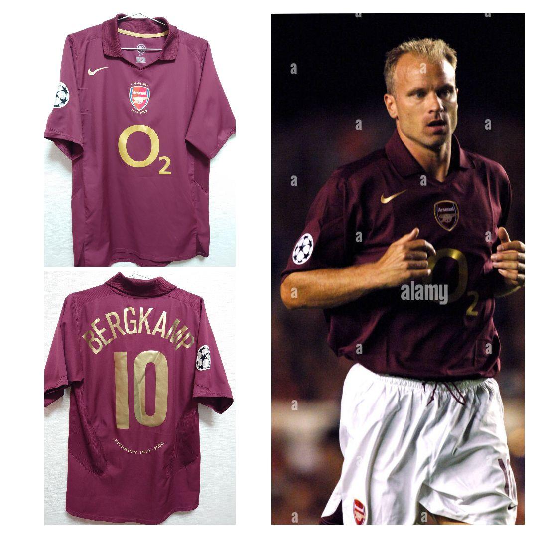 NIKE　2005〜06　CL仕様 ハイバリー　アーセナル　ベルカンプ