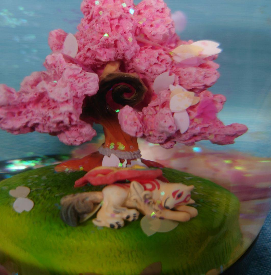 PS3 大神 絶景版 限定特典 満開桜花玉 サクラドーム スノードーム　希少品