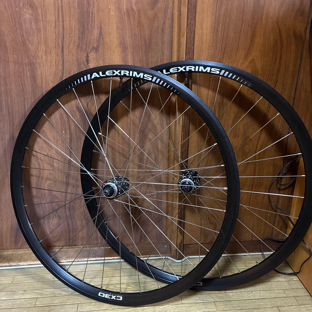 ALEXRIMS CX30手組みホイール ブラック