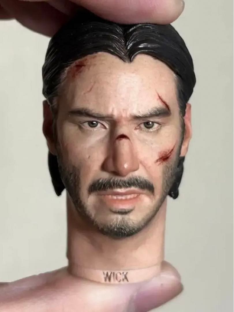 1/6 カスタムヘッド 『ジョン・ウィック チャプター2』バトルダメージ