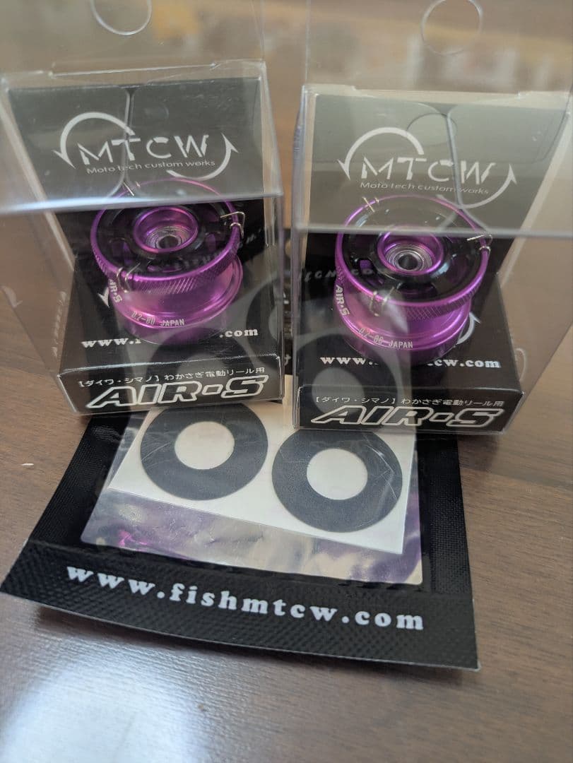 MTCW AIR-S パープル ワカサギスプール 2個セット