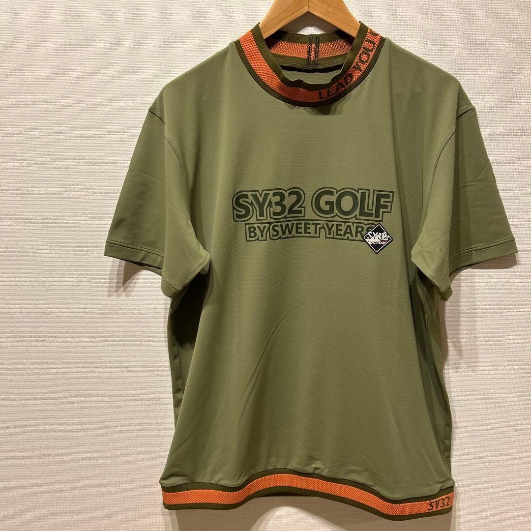 SY32 BY SWEET YEARS GOLF モックネックシャツ