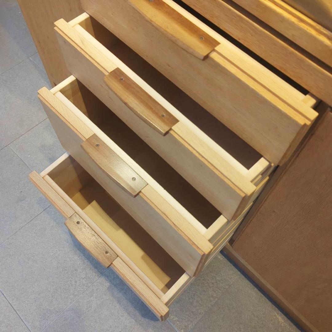 決算セール◇旭川家具　CONDE HOUSE　ナラ×ウォールナット