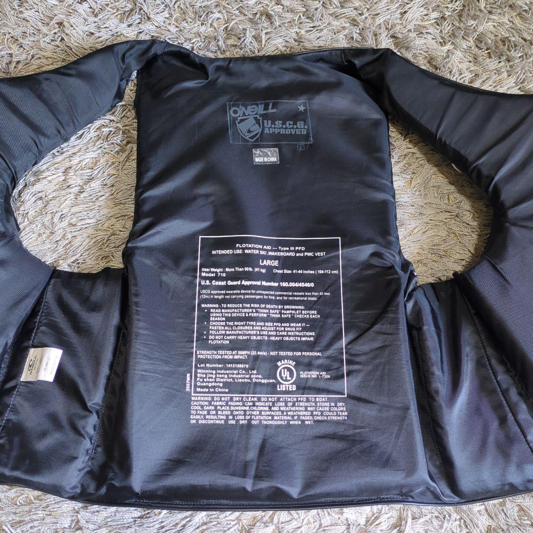 p*i様 【美品】O'NEILL オニール ライフジャケット メンズLサイズ U