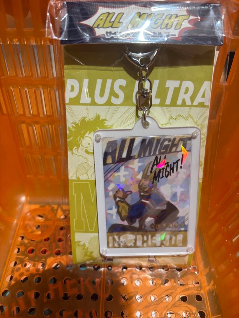 オールマイト サイン入りキーホルダー