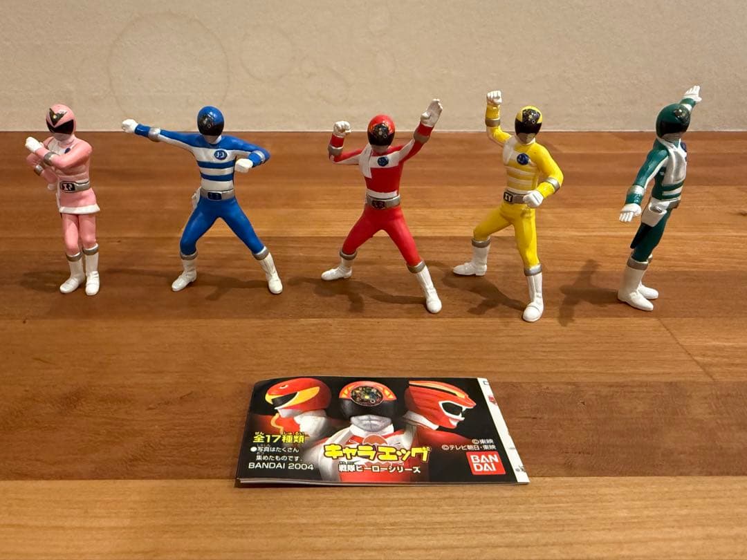 キャラエッグ　スーパー戦隊　デンジマン　フィギュア